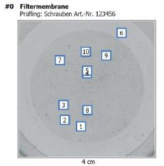顆粒物清潔度分析